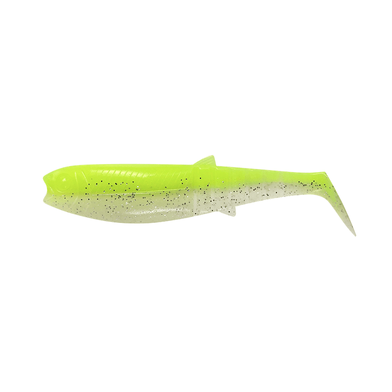 Guma Savage Gear Cannibal 8cm - Fluo Yellow Glow